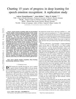 Charting 15 years of progress in deep learning for speech emotion recognition: A replication study
