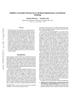 OptiHive: Ensemble Selection for LLM-Based Optimization via Statistical Modeling