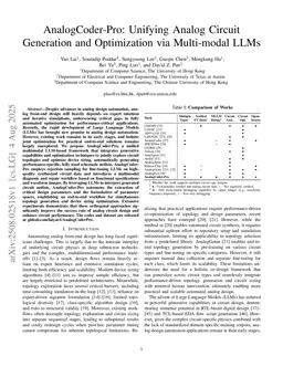 AnalogCoder-Pro: Unifying Analog Circuit Generation and Optimization via Multi-modal LLMs