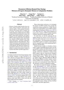 Parameter-Efficient Routed Fine-Tuning: Mixture-of-Experts Demands Mixture of Adaptation Modules