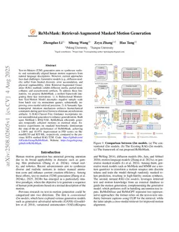 ReMoMask: Retrieval-Augmented Masked Motion Generation
