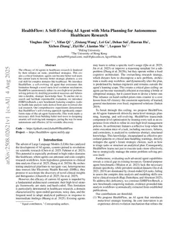 HealthFlow: A Self-Evolving AI Agent with Meta Planning for Autonomous Healthcare Research