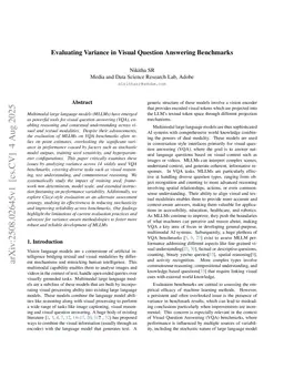 Evaluating Variance in Visual Question Answering Benchmarks