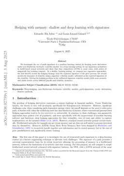Hedging with memory: shallow and deep learning with signatures
