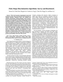 Pulse Shape Discrimination Algorithms: Survey and Benchmark