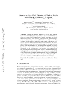 REFLECT: Rectified Flows for Efficient Brain Anomaly Correction Transport