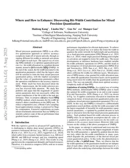 Where and How to Enhance: Discovering Bit-Width Contribution for Mixed Precision Quantization