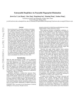 Untraceable DeepFakes via Traceable Fingerprint Elimination