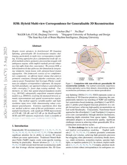 H3R: Hybrid Multi-view Correspondence for Generalizable 3D Reconstruction