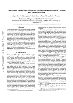 Fine-Tuning Text-to-Speech Diffusion Models Using Reinforcement Learning with Human Feedback