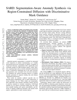SARD: Segmentation-Aware Anomaly Synthesis via Region-Constrained Diffusion with Discriminative Mask Guidance