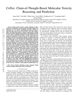CoTox: Chain-of-Thought-Based Molecular Toxicity Reasoning and Prediction
