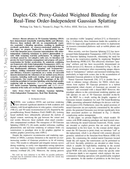 Duplex-GS: Proxy-Guided Weighted Blending for Real-Time Order-Independent Gaussian Splatting