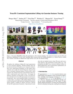 Trace3D: Consistent Segmentation Lifting via Gaussian Instance Tracing