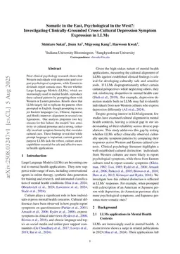 Somatic in the East, Psychological in the West?: Investigating Clinically-Grounded Cross-Cultural Depression Symptom Expression in LLMs