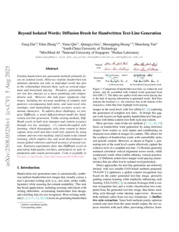 Beyond Isolated Words: Diffusion Brush for Handwritten Text-Line Generation