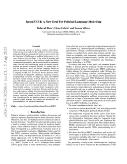 RooseBERT: A New Deal For Political Language Modelling