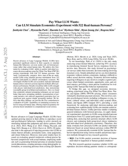 Pay What LLM Wants: Can LLM Simulate Economics Experiment with 522 Real-human Persona?