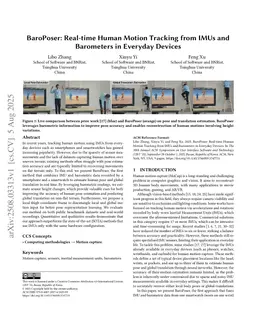BaroPoser: Real-time Human Motion Tracking from IMUs and Barometers in Everyday Devices