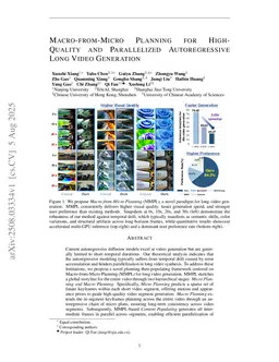 Macro-from-Micro Planning for High-Quality and Parallelized Autoregressive Long Video Generation