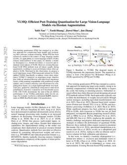 VLMQ: Efficient Post-Training Quantization for Large Vision-Language Models via Hessian Augmentation