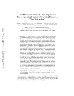 Data Overdose? Time for a Quadruple Shot: Knowledge Graph Construction using Enhanced Triple Extraction