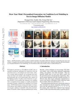 Draw Your Mind: Personalized Generation via Condition-Level Modeling in Text-to-Image Diffusion Models