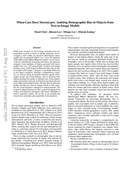 When Cars Have Stereotypes: Auditing Demographic Bias in Objects from Text-to-Image Models