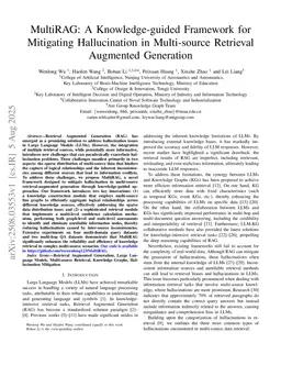 MultiRAG: A Knowledge-guided Framework for Mitigating Hallucination in Multi-source Retrieval Augmented Generation