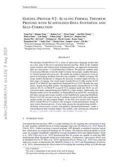 Goedel-Prover-V2: Scaling Formal Theorem Proving with Scaffolded Data Synthesis and Self-Correction