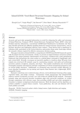 Inland-LOAM: Voxel-Based Structural Semantic LiDAR Odometry and Mapping for Inland Waterway Navigation