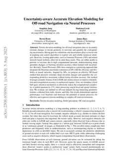 Uncertainty-aware Accurate Elevation Modeling for Off-road Navigation via Neural Processes