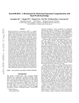 KnowDR-REC: A Benchmark for Referring Expression Comprehension with Real-World Knowledge