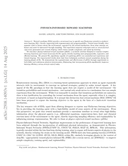 Physics-Informed Reward Machines