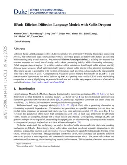 DPad: Efficient Diffusion Language Models with Suffix Dropout