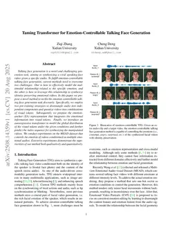Taming Transformer for Emotion-Controllable Talking Face Generation