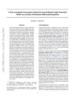 A Non-Asymptotic Convergent Analysis for Scored-Based Graph Generative Model via a System of Stochastic Differential Equations