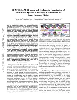 DEXTER-LLM: Dynamic and Explainable Coordination of Multi-Robot Systems in Unknown Environments via Large Language Models