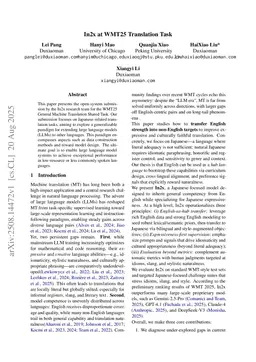 In2x at WMT25 Translation Task