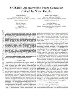 SATURN: Autoregressive Image Generation Guided by Scene Graphs