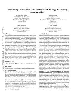Enhancing Contrastive Link Prediction With Edge Balancing Augmentation