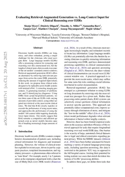 Evaluating Retrieval-Augmented Generation vs. Long-Context Input for Clinical Reasoning over EHRs