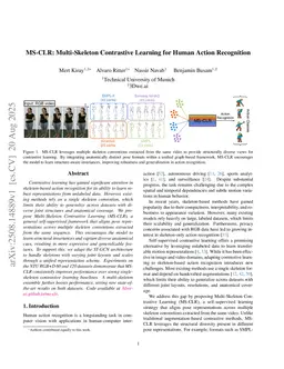 MS-CLR: Multi-Skeleton Contrastive Learning for Human Action Recognition