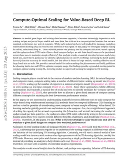 Compute-Optimal Scaling for Value-Based Deep RL