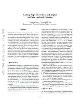 Heatmap Regression without Soft-Argmax for Facial Landmark Detection