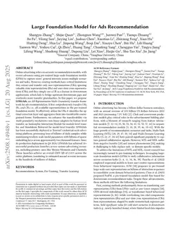 Large Foundation Model for Ads Recommendation