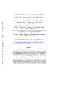 Generative AI models capture realistic sea-ice evolution from days to decades