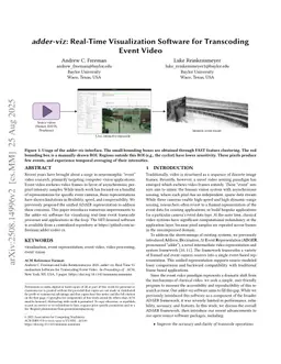 adder-viz: Real-Time Visualization Software for Transcoding Event Video
