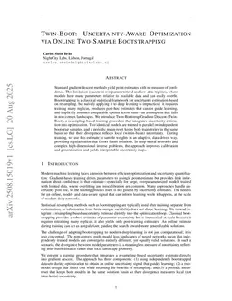 Twin-Boot: Uncertainty-Aware Optimization via Online Two-Sample Bootstrapping