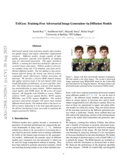 TAIGen: Training-Free Adversarial Image Generation via Diffusion Models